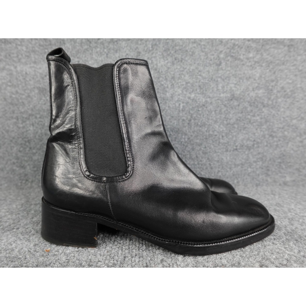 Coach Black Leather Chelsea Boots Men's Size 9M Made in Italy Dress‎ Ankle Boot